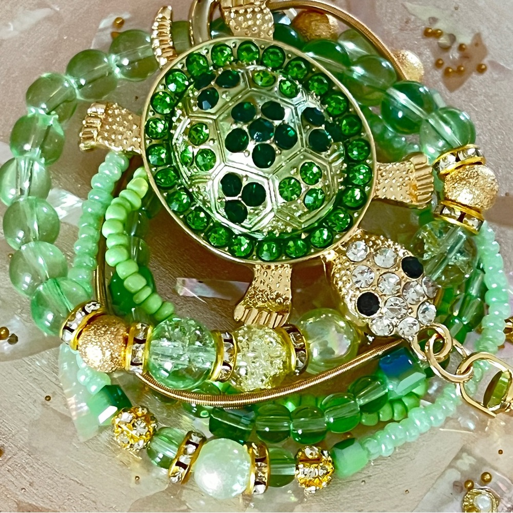 Turtle Bracelet Keychain
